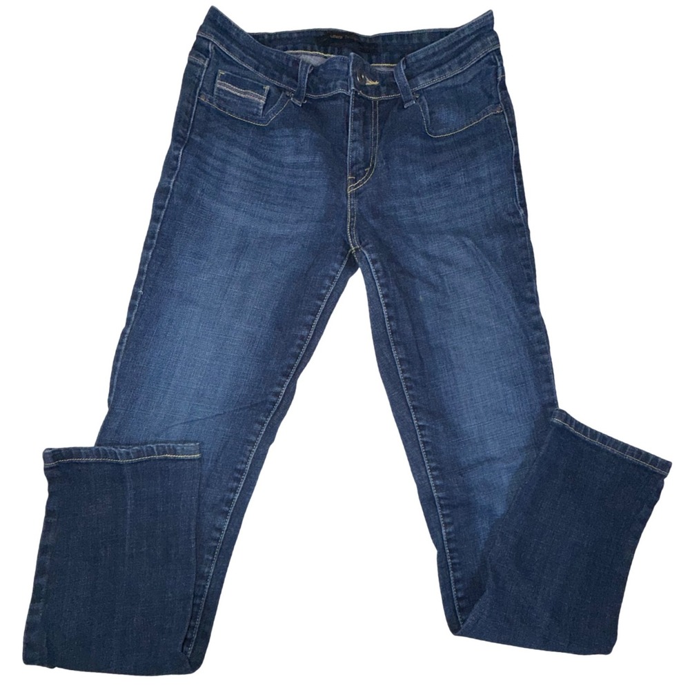 Levi's The Original Mid Rise Skinny Jeans Womens 8M Blue Stretch Denim